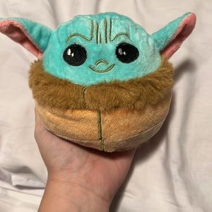 Star Wars Mandalorian Reversible Baby Yoda 5" Plush Flips Inside Out Happy & Sad